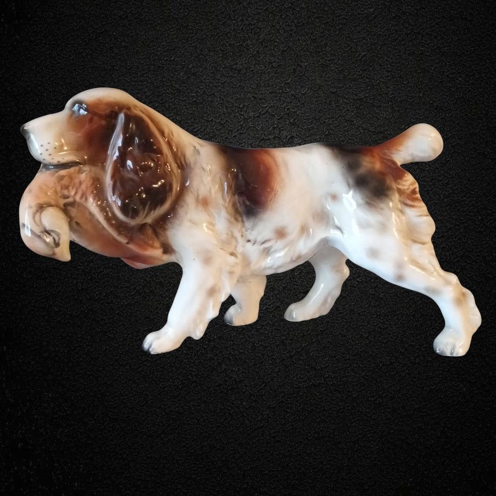 Ceramic Spaniel Figure With His Catch.